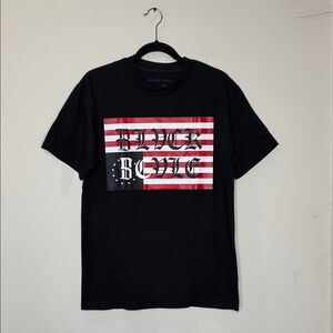 Black Scale Men's Flag Graphic Tee